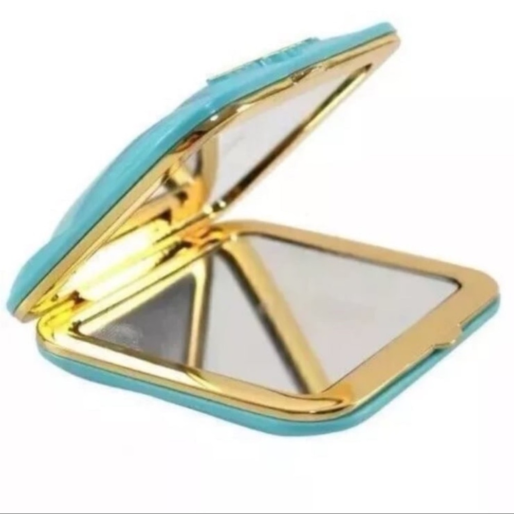 Miu Miu Blue Quilted Women's Compact NIB - Picture 12 of 12